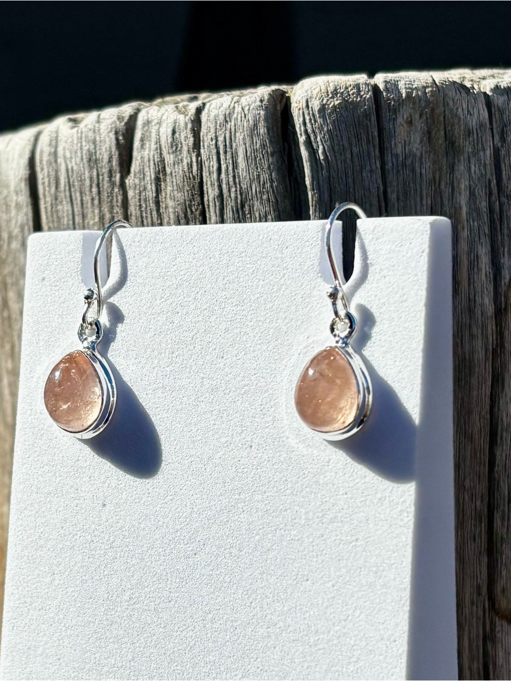 NEW! Rose Quartz Earrings